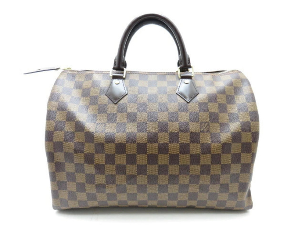 LOUIS VUITTON Handbag Speedy Damier Ebene Brown